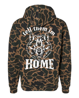 I'm Home Duck Camo Heavyweight Hoodie